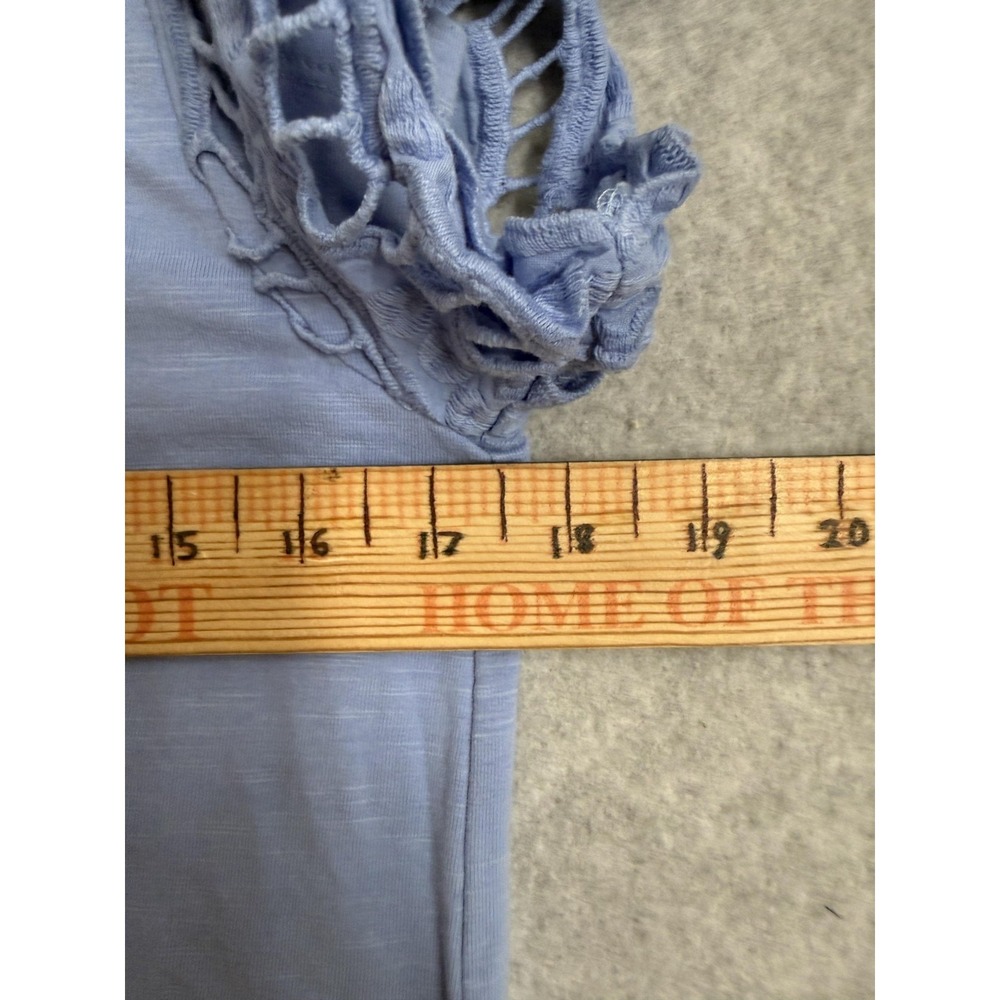 Matilda Jane Dress Girls 12 Blue Flutter Sleeve Knit T-Shirt Casual‎ Knee Length - Picture 7 of 14